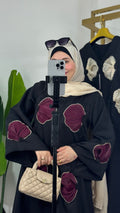 Abaya sultana grenat