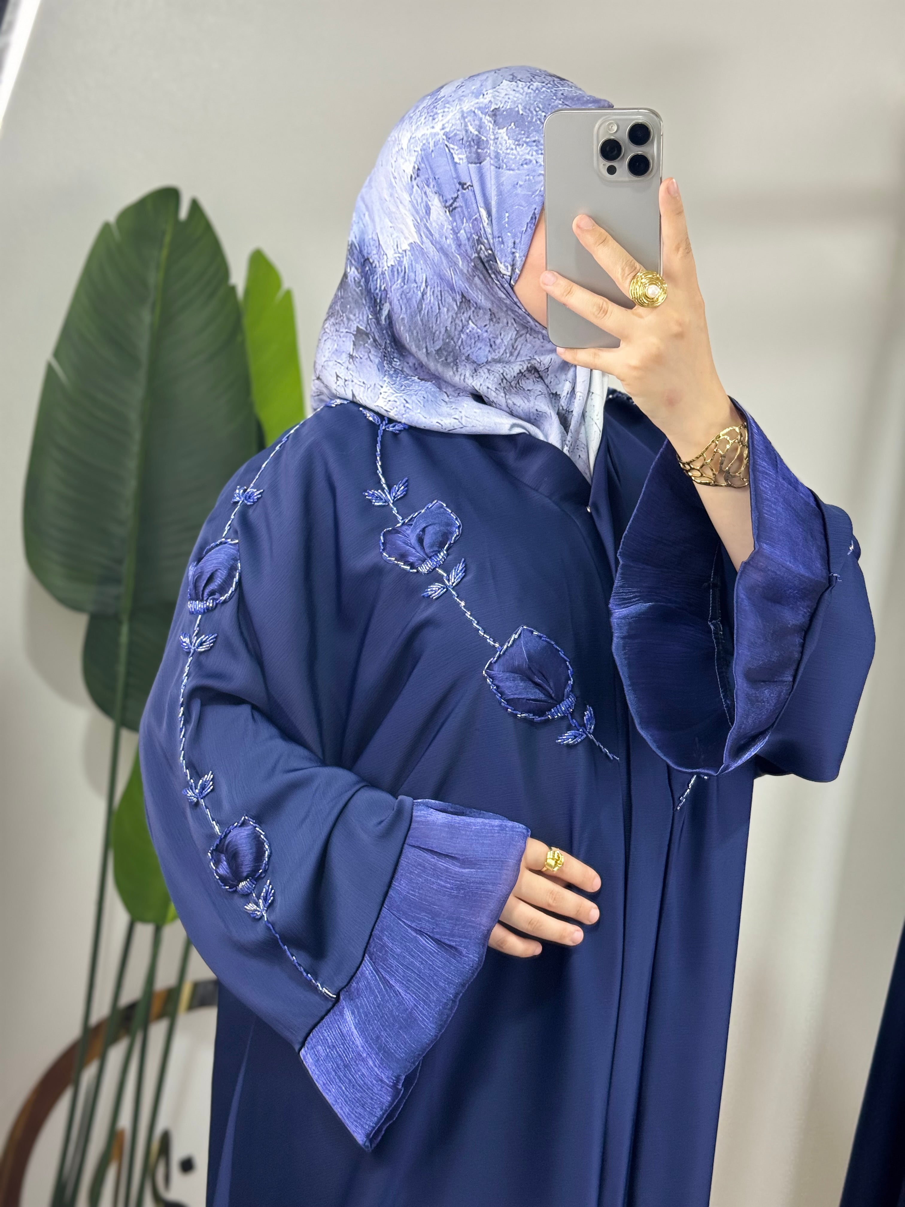 Abaya ALMAS blue