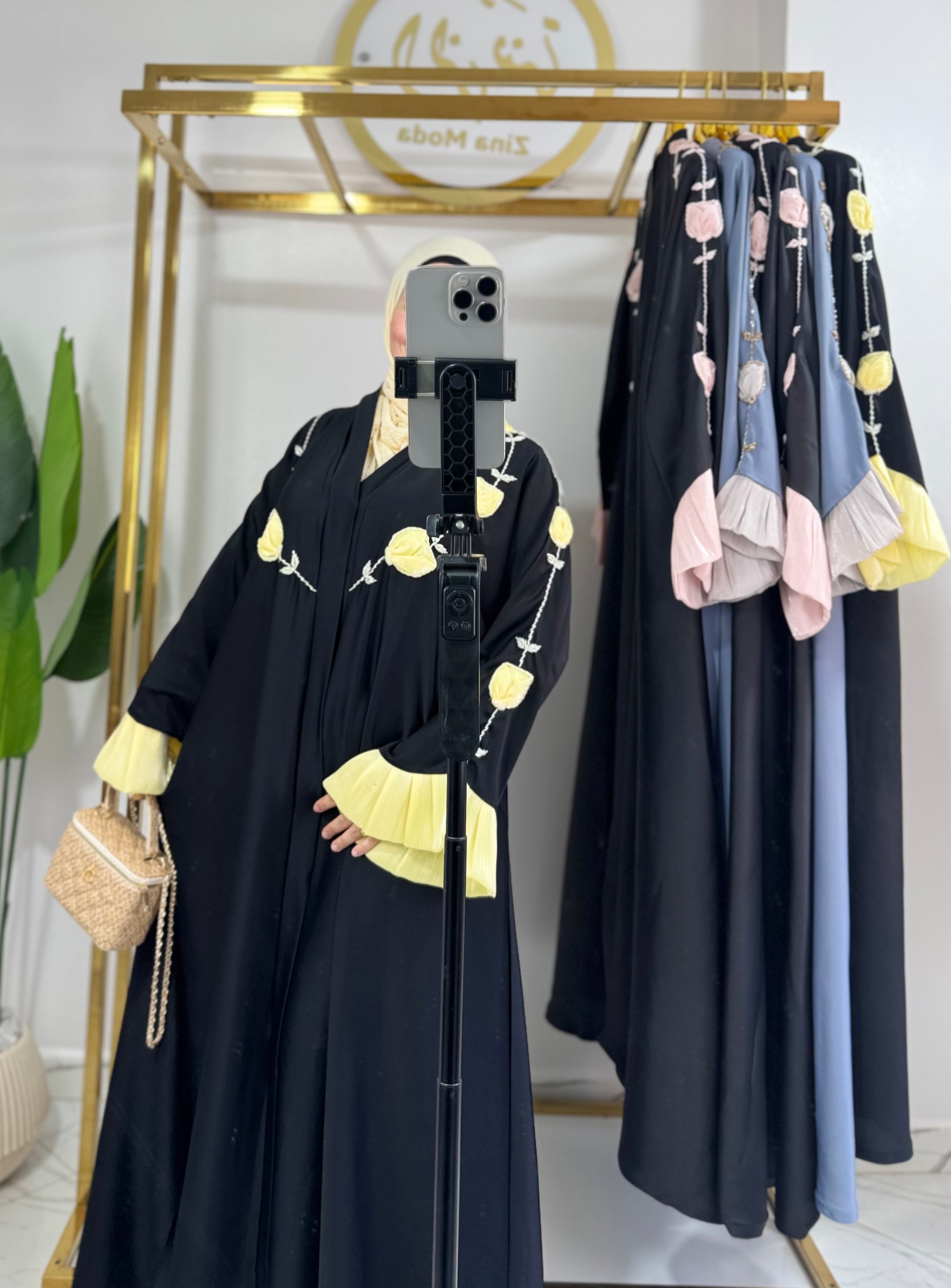 Abaya ALMAS jaune