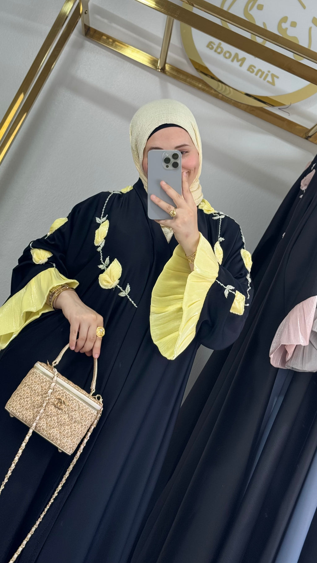 Abaya ALMAS jaune