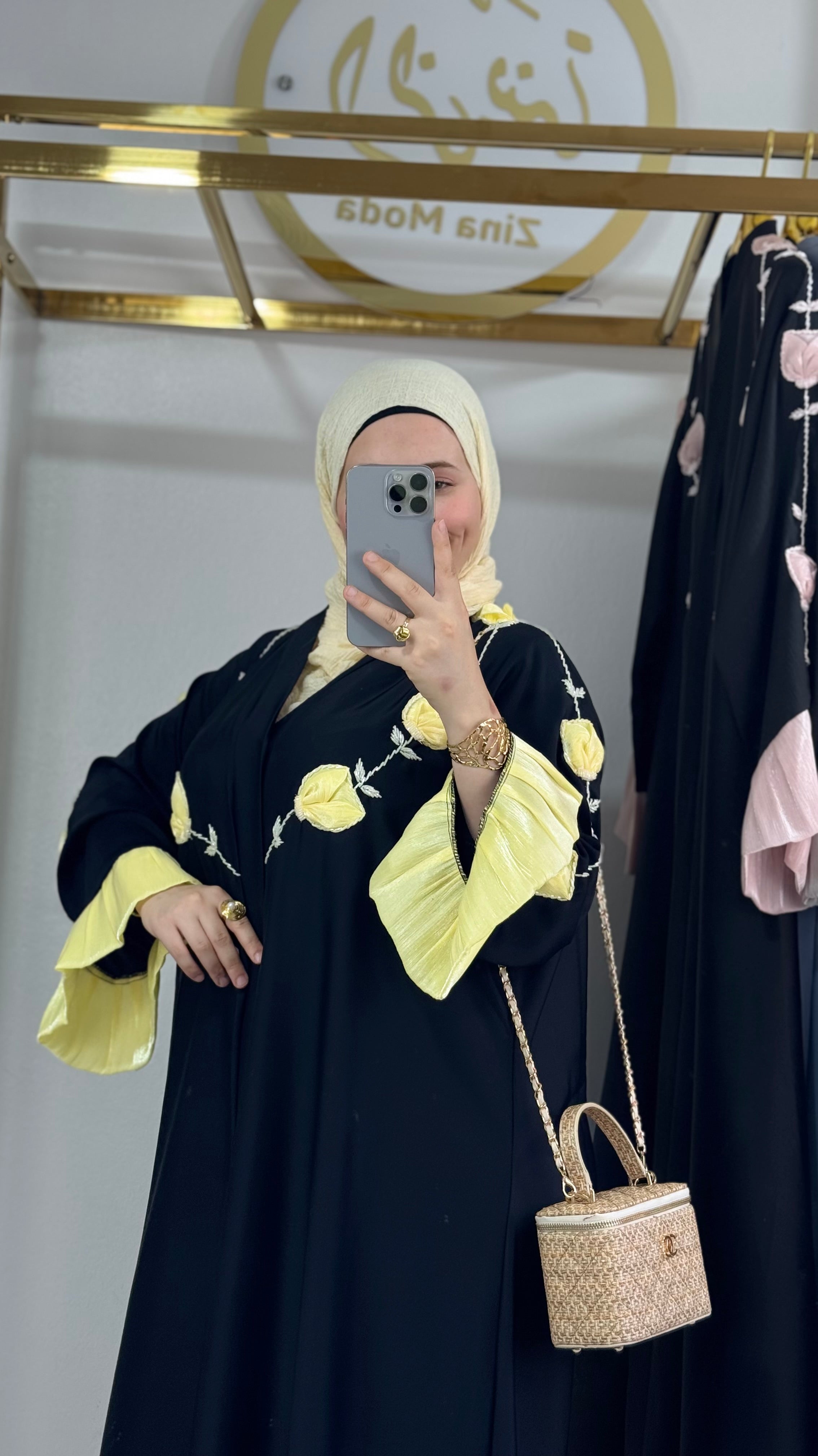 Abaya ALMAS jaune